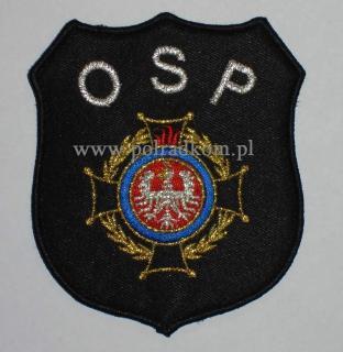 Naszywka OSP z emblematem Zwizku.